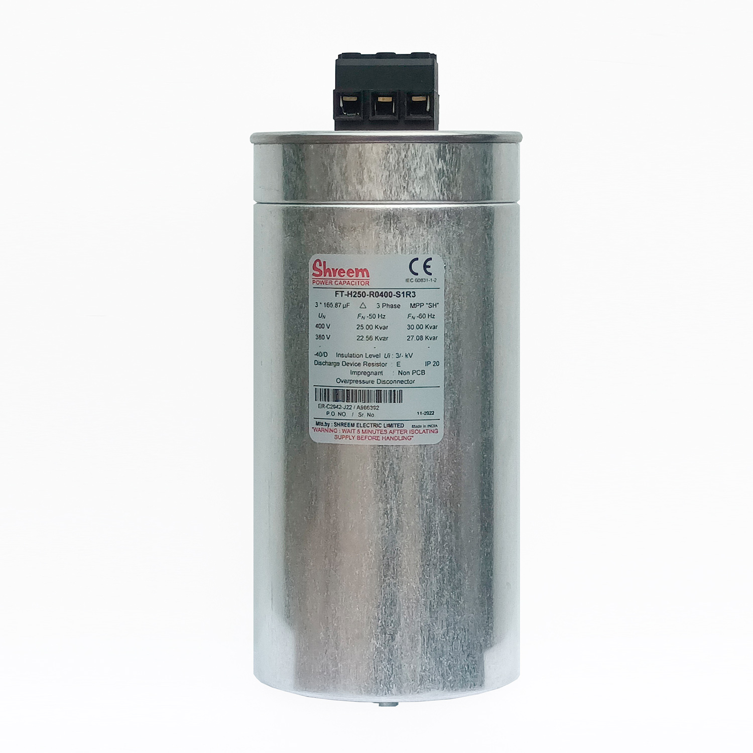 Shreem HD-VAR (FT-H250-R0400-S1R3 / 400В / 25.0, кВАр) Shreem HD-VAR (FT-H250-R0400-S1R3 / 400В / 25.0, кВАр)