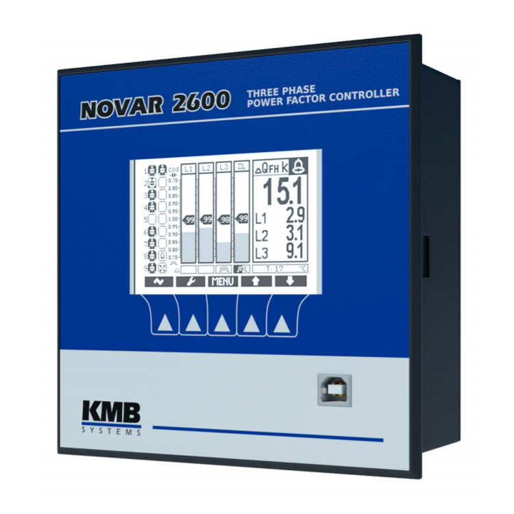 Регулятор реактивной мощности (контроллер) KMB systems NOVAR 2600